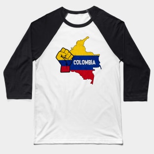 Freedom Colombia hand Baseball T-Shirt